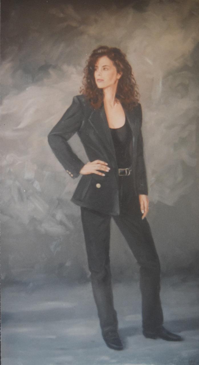 “Jamie Hormel” oil on canvas 84” x 42” 1993